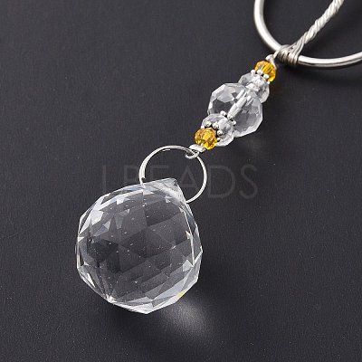 Teardrop Acrylic Beads Big Pendant Decorations LS-HJEW-D029-01P-C-1