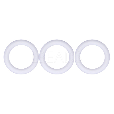 3Pcs Ring Silicone Focal Beads JX895B-01-1