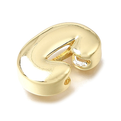 Brass Slide Charms KK-E802-33G-C-1