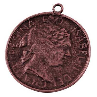 Tibetan Style Alloy Pendants X-EA13483Y-R-1