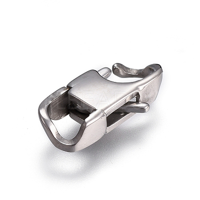 Tarnish Resistant 304 Stainless Steel Lobster Claw Clasps STAS-I117-02D-P-1