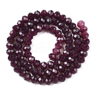 Baking Paint Imitation Jade Glass Bead Strands LS-DGLA-A034-J2MM-A02-1