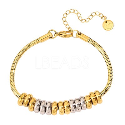 304 Stainless Steel Beaded Bracelets WG9C266-01-1