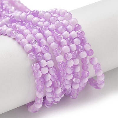 Crackle Glass Beads X1-GLAA-U001-4mm-04-1