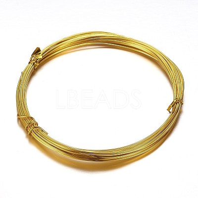 Round Aluminum Craft Wire AW-D009-0.8mm-10m-14-1