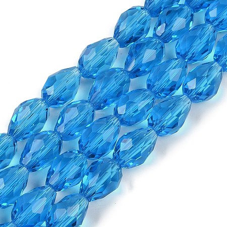 Transparent Glass Beads Strands EGLA-N013-T10mm-D17-1