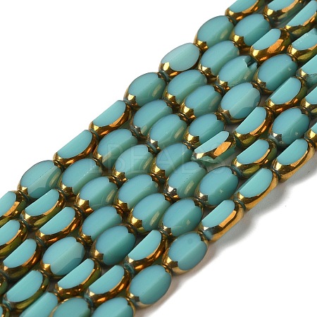Electroplate Glass Beads Strands EGLA-P061-02A-04-1