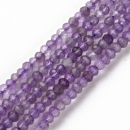 Natural Amethyst Beads Strands G-S362-102-1