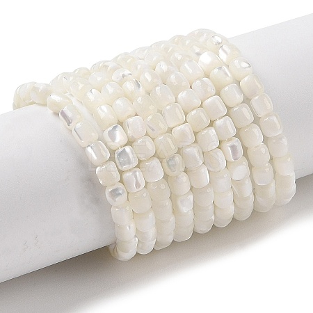 Natural Trochus Shell Beads Strands SHEL-P017-04-1