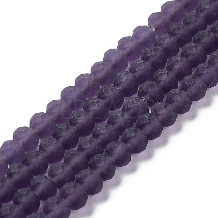 Transparent Glass Beads Strands EGLA-A034-T8mm-MD15-1