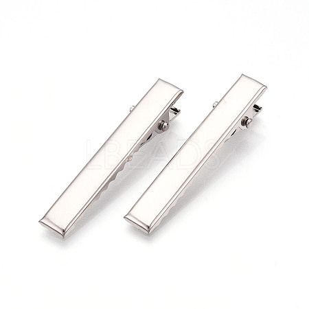 Iron Flat Alligator Hair Clip Findings X-IFIN-S286-46mm-1
