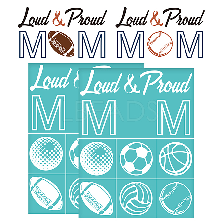 Mother's Day Self-Adhesive Silk Screen Printing Stencil DIY-WH0338-320-1