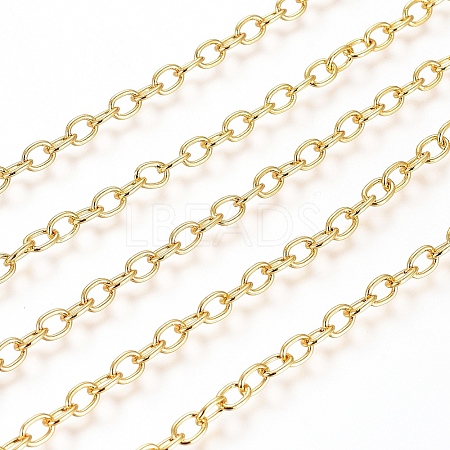 Brass Cable Chains CHC-G007-05G-01-1