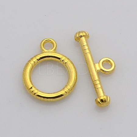 Tibetan Style Alloy Toggle Clasps K08Q9011-1