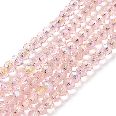 Electroplate Glass Beads Strands X1-EGLA-A034-T8mm-L18-1