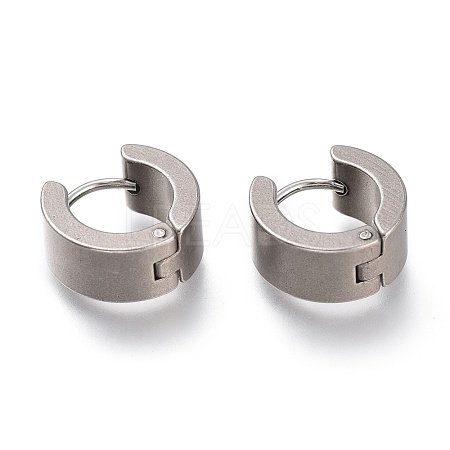 202 Stainless Steel Huggie Hoop Earrings EJEW-F262-02C-P-1