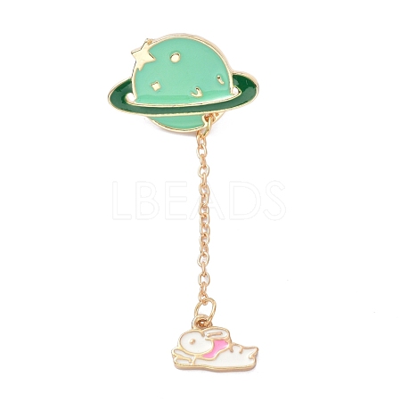 Alloy Enamel Brooches JEWB-P007-03G-1