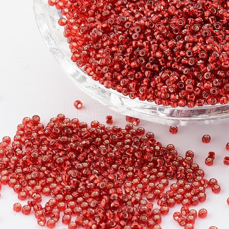 FGB 8/0 Grade A Round Glass Seed Beads SEED-Q007-3mm-F38-1
