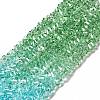 Transparent Glass Bead Strands GLAA-H023-02G-2