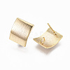 Brass Stud Earring Findings X-KK-N233-018-NF-3