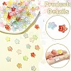200Pcs Baking Paint Transparent Glass Beads GLAA-CJ0002-87-3