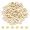 BENECREAT 100Pcs Brass Spacer Beads KK-BC0012-54B-1