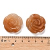 Natural Red Aventurine Carved Pendants G-Z088-01B-3