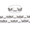 Alloy Irregularity Lock Link Chain LCHA-T001-14P-2