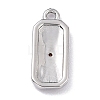 Brass Micro Pave Cubic Zirconia Charms ZIRC-I054-12P-4