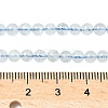 Natural Aquamarine Beads Strands G-P576-4mm-01A-5