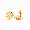 304 Stainless Steel Stud Earring Findings X-STAS-T052-38C-G-2