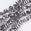 Electroplate Glass Beads Strands EGLA-J145-6mm-HP01-1