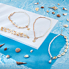 4Pcs 4 Style Natural Shell & Imitation Pearl Beaded Necklaces Set NJEW-AN0001-53-7