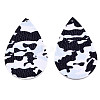 Imitation Leather Big Pendants FIND-T062-006B-1