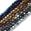 Electroplated Synthetic Non-magnetic Hematite Beads Strands G-A234-G03-01-1