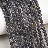 Natural Iolite Beads Strands G-RM250101-D7-1