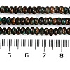 Assembled Natural Malachite & Bronzite Beads Strands G-A230-C02-01-5