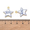 Printed Brass Pendants KK-CBA42CA-08G-04-3