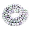 Ombre Effect Dyed Glass Beads Strands X-GLAA-C023-02B-A-2