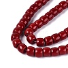 Opaque Glass Beads Strands GLAA-Q106-02A-B03-3