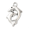 Alloy Dolphin Pendants TIBEP-R336-079AS-FF-1