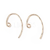Brass Earring Hooks KK-E079-01G-1
