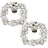 2Pcs Alloy Shoe Buckle Clips FIND-GF0006-04P-1