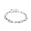 Unisex 925 Sterling Silver Link Bracelets BJEW-BB51390-A-1