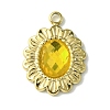 Ion Plating(IP) Real 14K Gold Plated 304 Stainless Steel with Glass Pendant FIND-Z028-30B-1