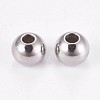 Tarnish Resistant 202 Stainless Steel Rondelle Spacer Beads STAS-F094-06B-P-1-1