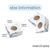 1Pc Rectangle Resin Open Back Bezel DIY-CJ0002-31-2