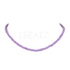 6Pcs 6 Color Glass Seed Beaded Necklaces Set with 304 Stainless Steel Clasps NJEW-JN04380-5