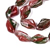Handmade Lampwork Beads Strands LA-N046-02G-3