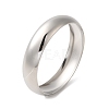 Non-Tarnish 304 Stainless Steel Plain Bangles BJEW-Q773-03B-P-1